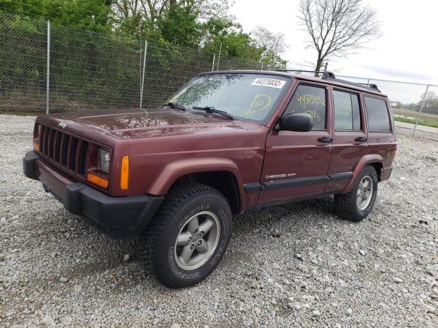 Photo 5 from auction – 2001 JEEP CHEROKEE S with VIN 1J4FF48S01L628639