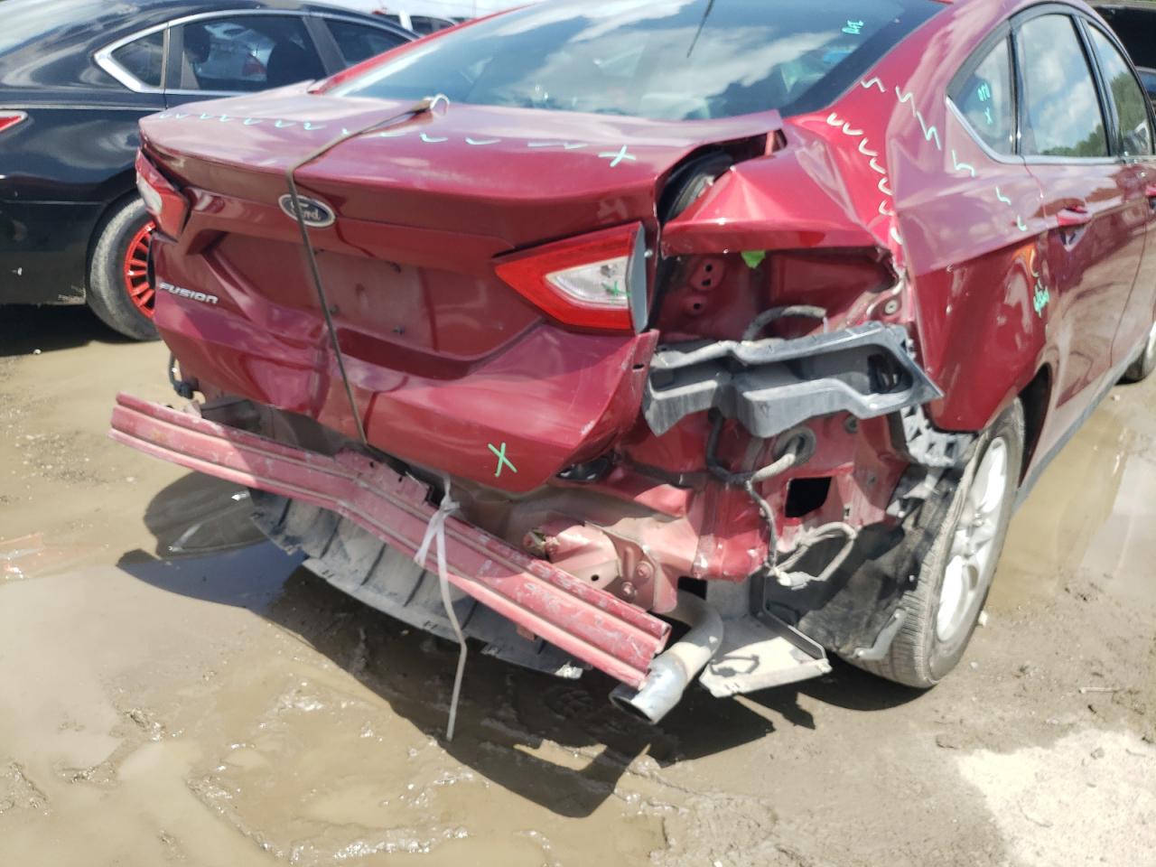 Photo 9 from auction – 2016 FORD FUSION S with VIN 3FA6P0G77GR376879