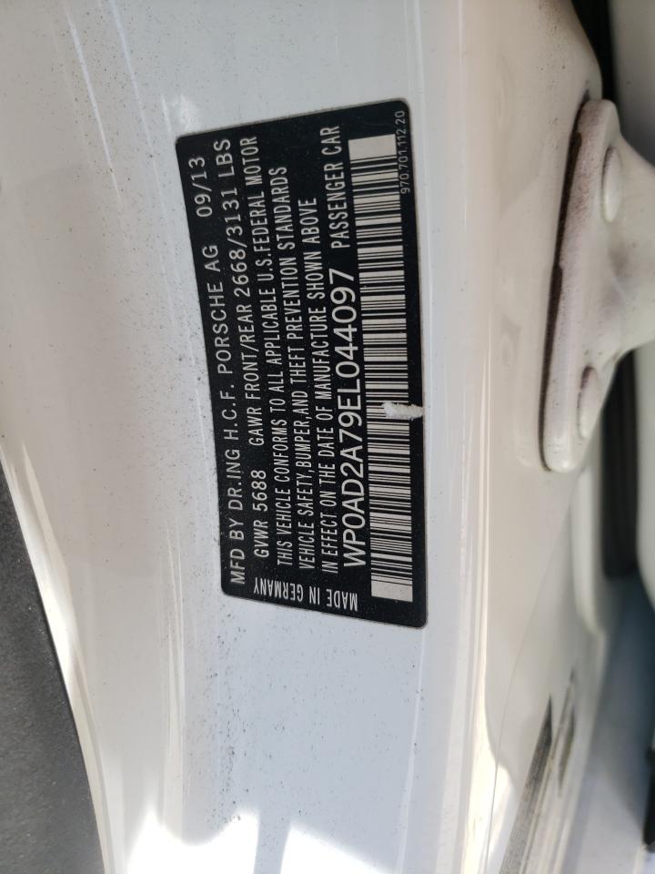 Photo 10 from auction – 2014 PORSCHE PANAMERA S with VIN WP0AD2A79EL044097