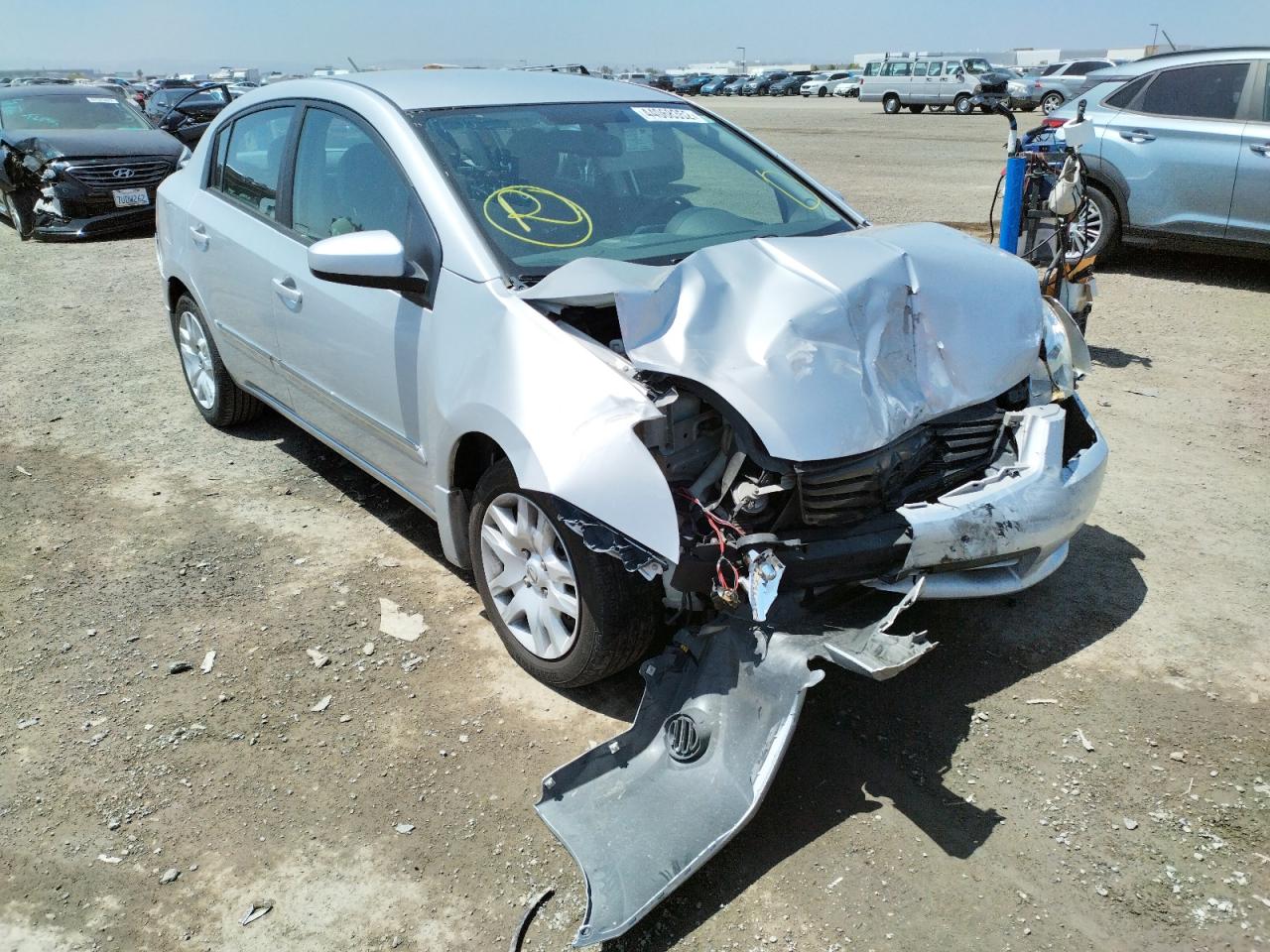 NISSAN SENTRA 2.0 2012 with VIN 3N1AB6APXCL743644 - Photo from auction