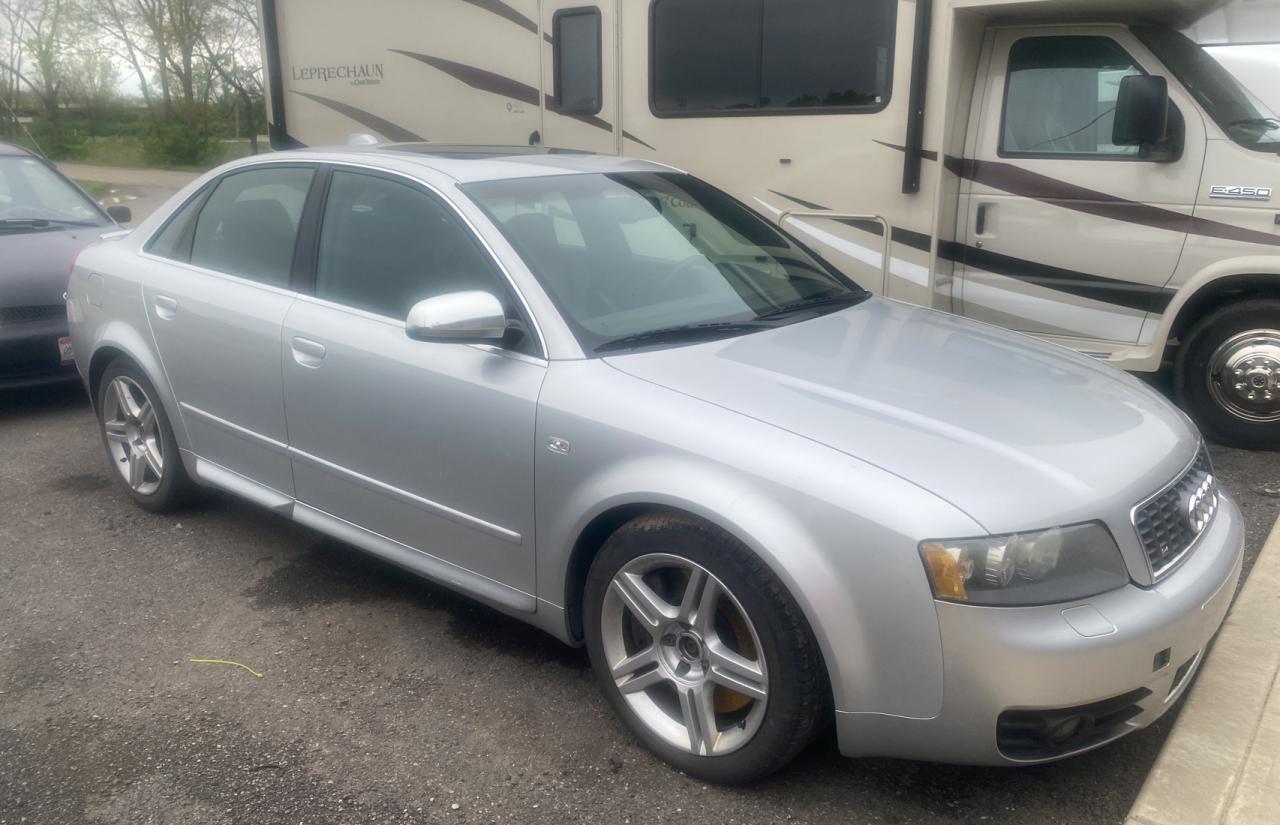 AUDI S4 2004 with VIN WAUPL68E74A117189 - Photo from auction