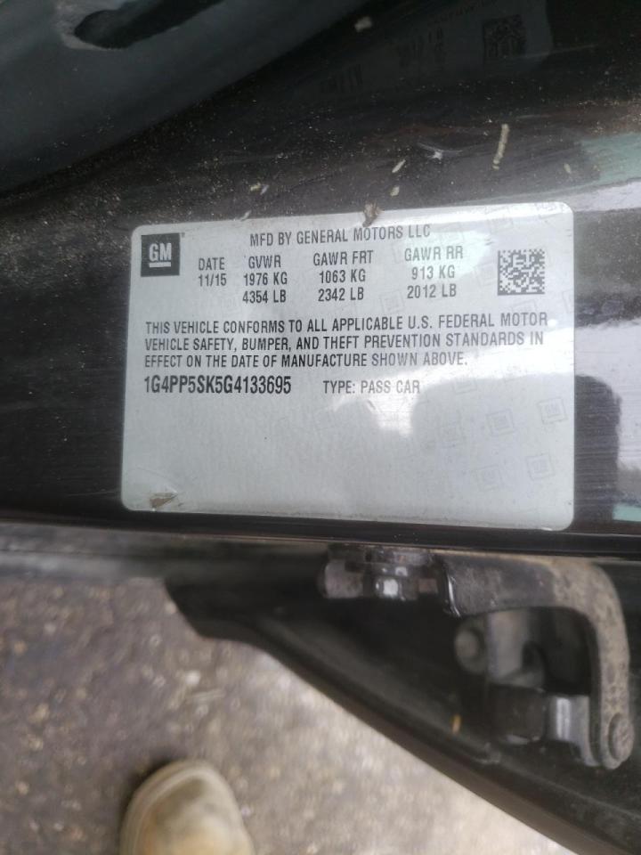 Photo 10 from auction – 2016 BUICK VERANO with VIN 1G4PP5SK5G4133695