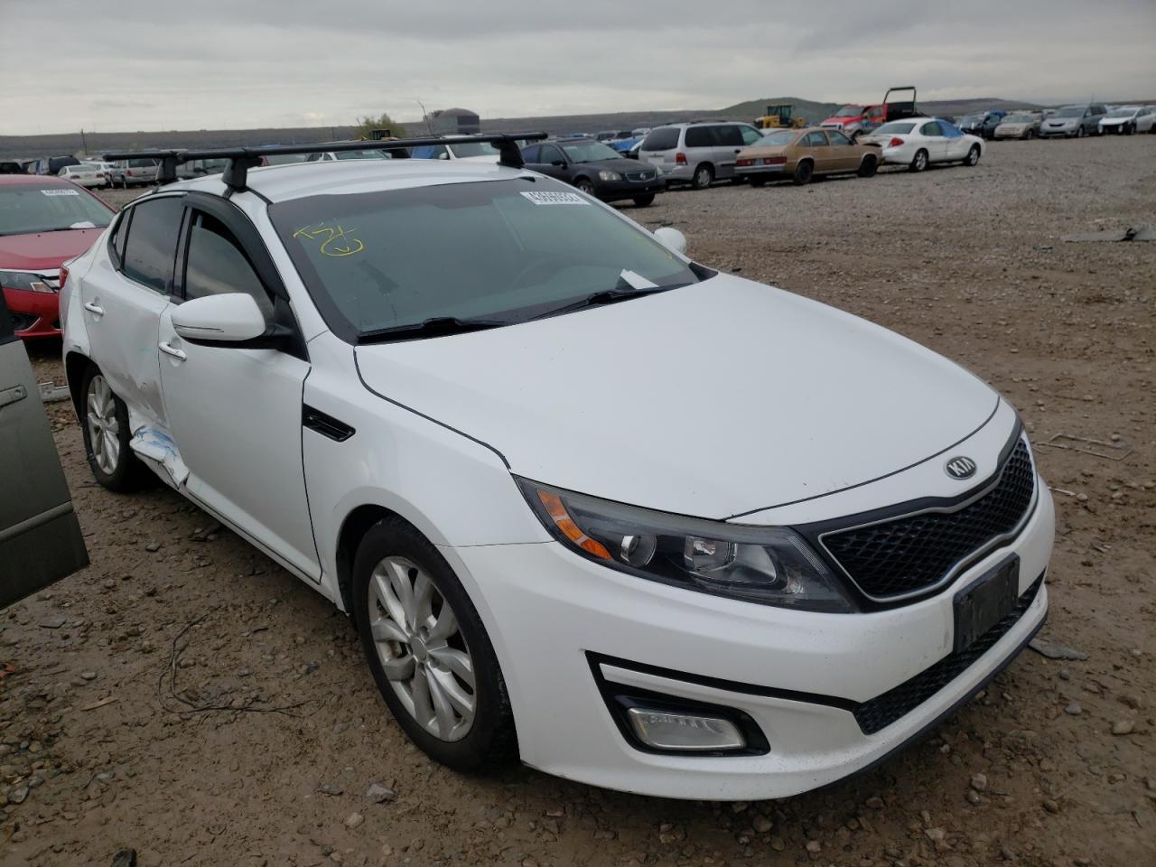 KIA OPTIMA LX 2014 with VIN 5XXGM4A73EG350413 - Photo from auction