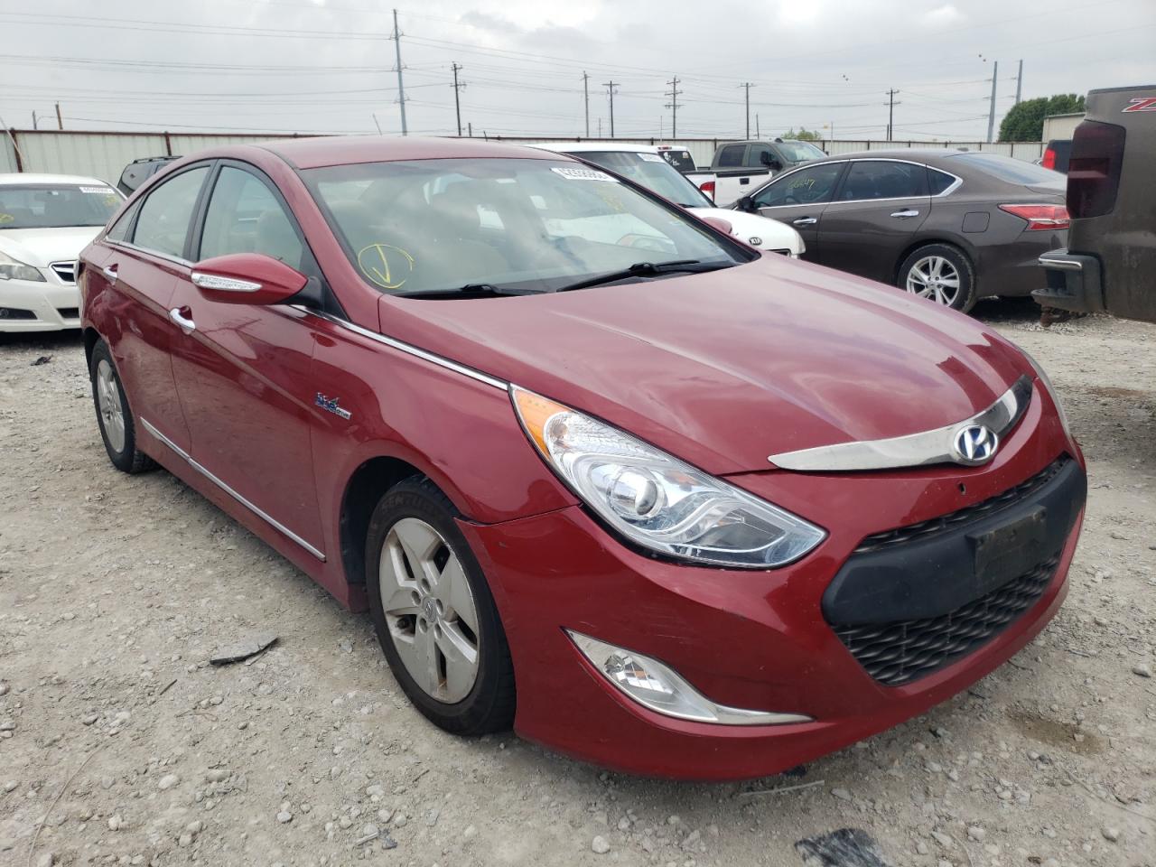 HYUNDAI SONATA HYB 2012 مع رقم تعريف المركبة KMHEC4A49CA028671 - صورة من المزاد