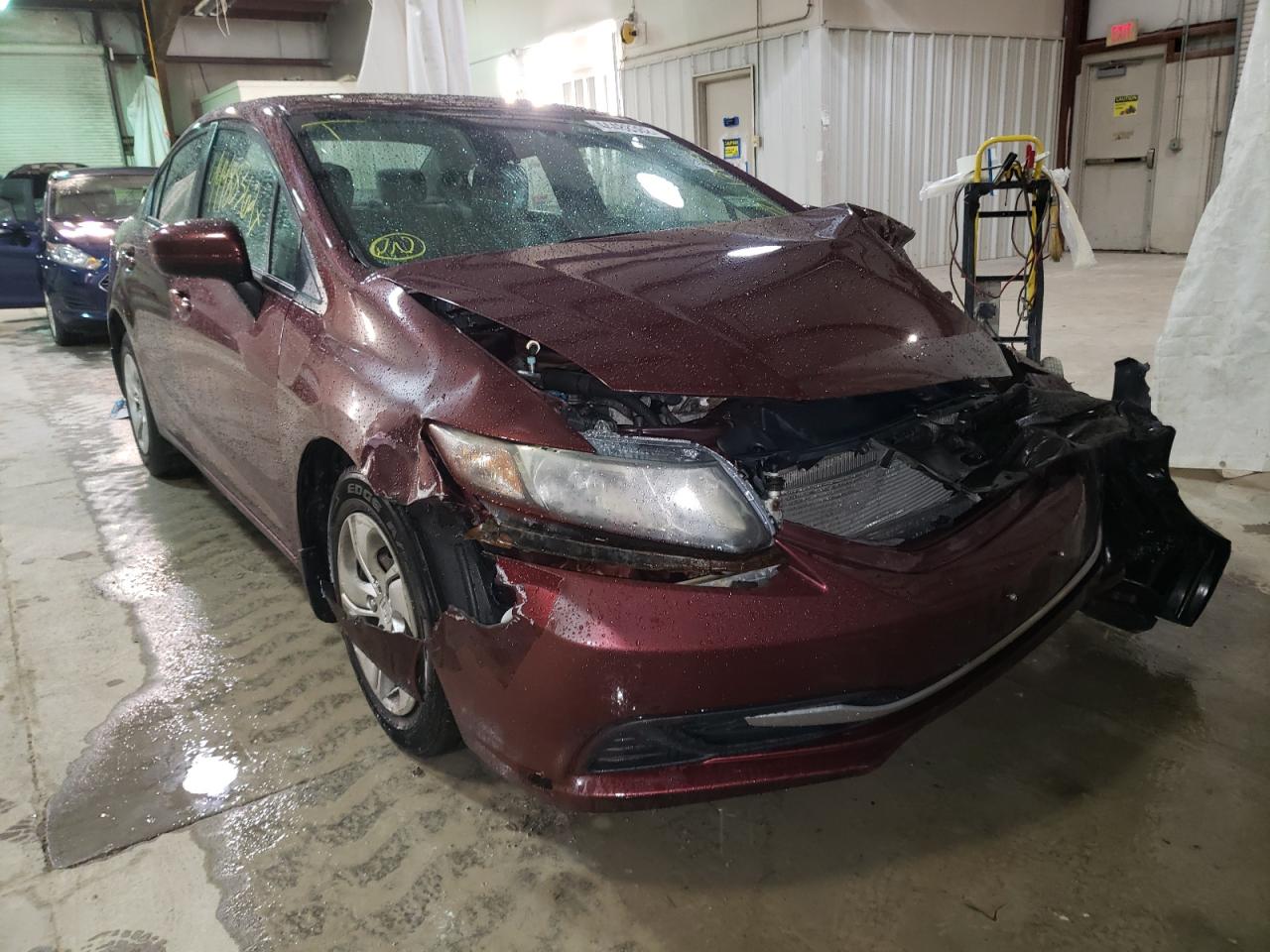 HONDA CIVIC LX 2014 with VIN 2HGFB2F57EH514998 - Photo from auction