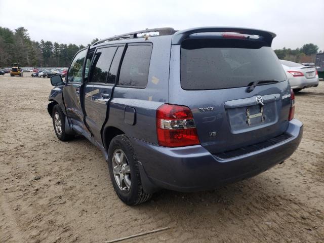 Photo 3 from auction – 2007 TOYOTA HIGHLANDER with VIN JTEGP21A870147640