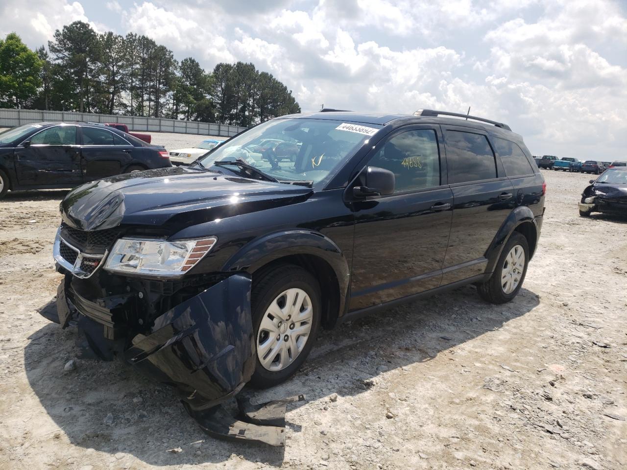Photo 2 from auction – 2018 DODGE JOURNEY SE with VIN 3C4PDCAB2JT519107
