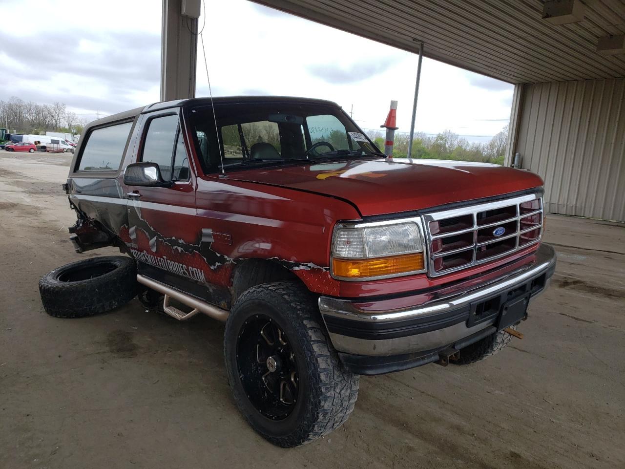 FORD BRONCO U10 1996 with VIN 1FMEU15H7TLB07110 - Photo from auction