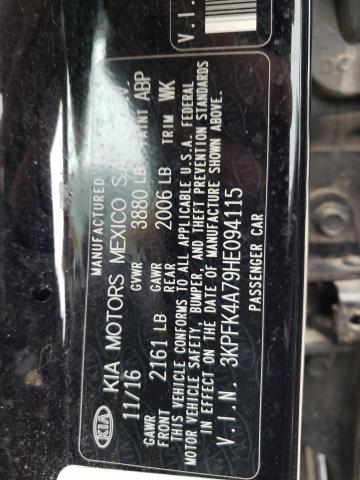 Photo 10 from auction – 2017 KIA FORTE LX with VIN 3KPFK4A79HE094115