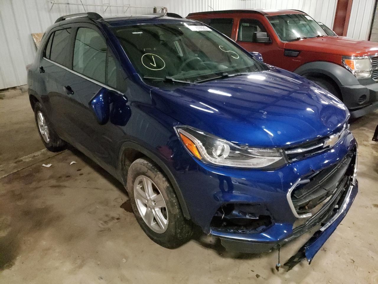 CHEVROLET TRAX 1LT 2017 with VIN 3GNCJLSB8HL180764 - Photo from auction