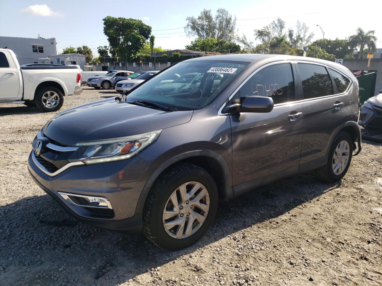 Photo 2 from auction – 2016 HONDA CR-V EX with VIN 3CZRM3H59GG714397