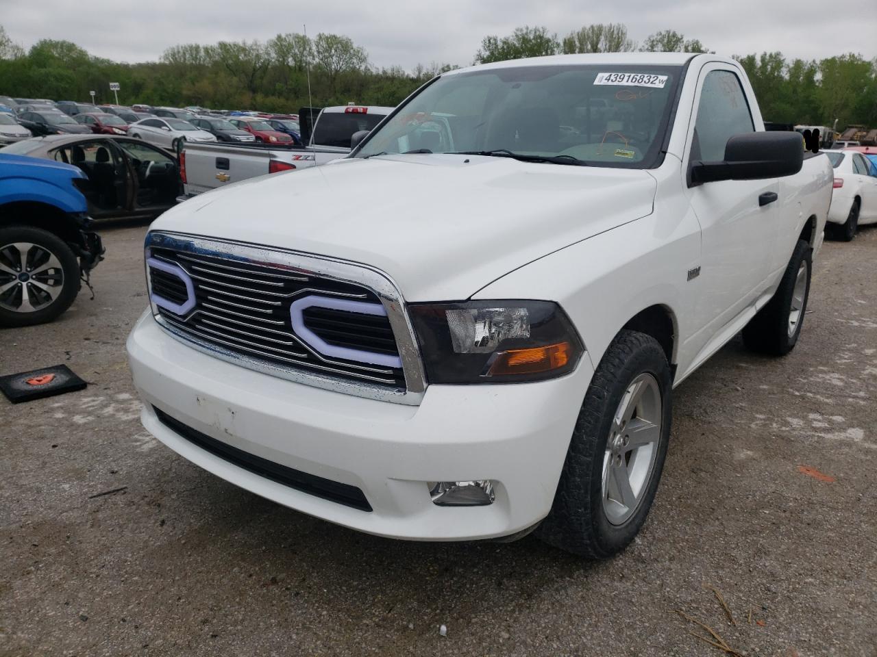 Photo 2 from auction – 2012 DODGE RAM 1500 S with VIN 3C6JD7ATXCG248953