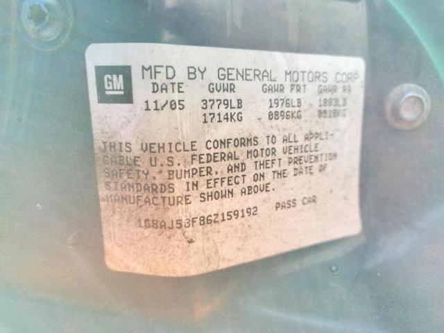 Photo 10 from auction – 2006 SATURN ION LEVEL with VIN 1G8AJ58F86Z159192