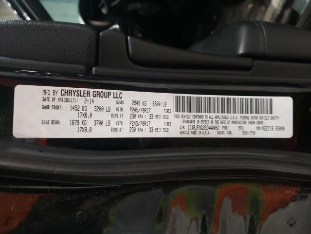 JEEP GRAND CHER 2014 with VIN 1C4RJFAG2EC440052 - Photo from auction