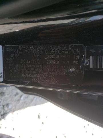Photo 10 from auction – 2016 KIA FORTE LX with VIN KNAFK4A64G5621329