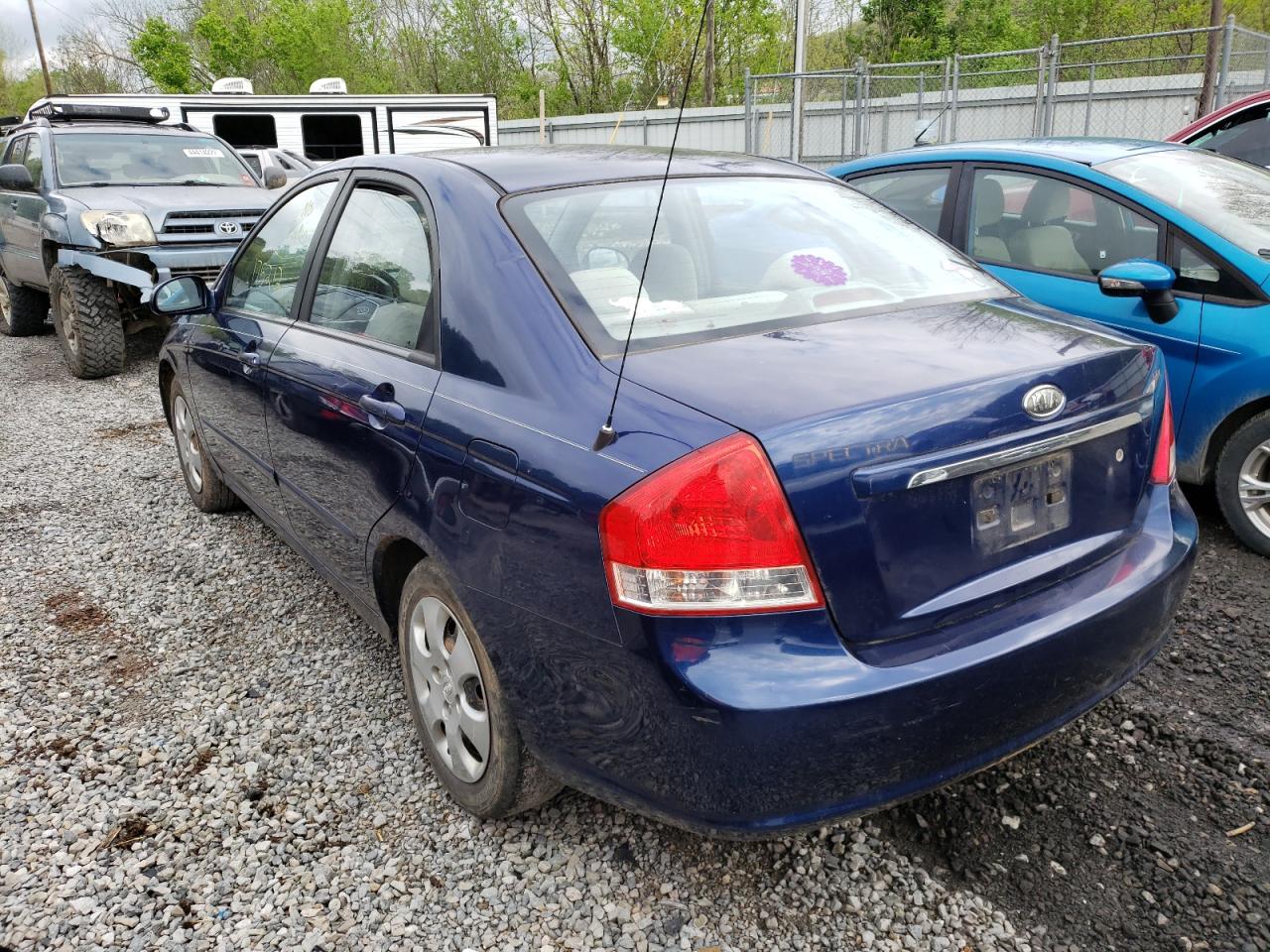 Photo 3 from auction – 2007 KIA SPECTRA EX with VIN KNAFE121175479692