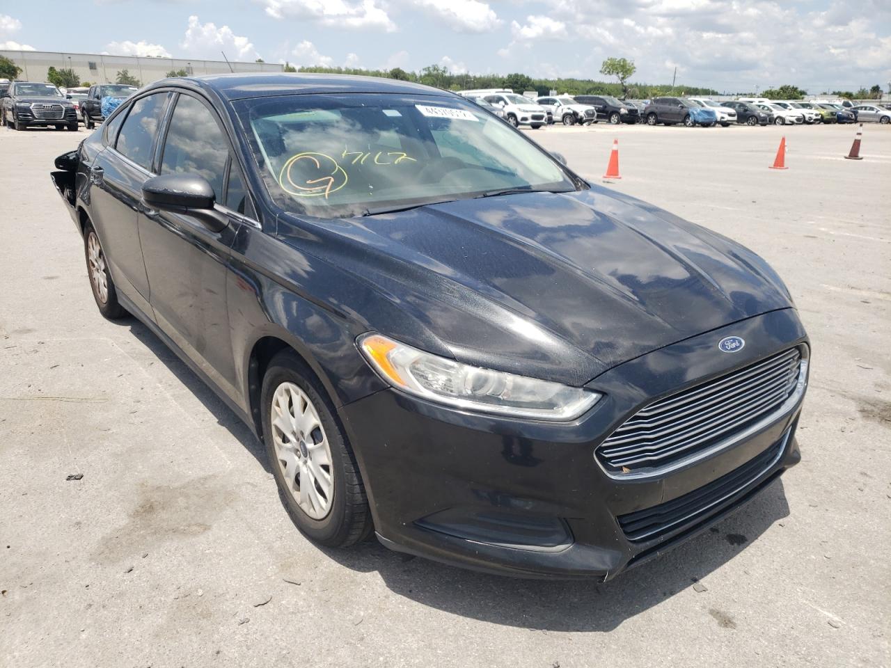 FORD FUSION S 2013 with VIN 3FA6P0G79DR167588 - Photo from auction