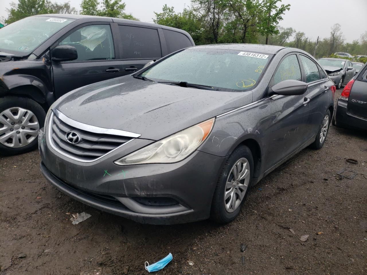 Photo 2 from auction – 2011 HYUNDAI SONATA GLS with VIN 5NPEB4AC9BH051616