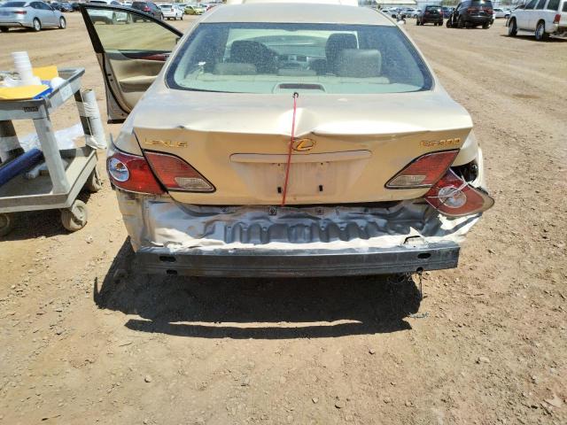 Photo 9 from auction – 2002 LEXUS ES 300 with VIN JTHBF30G620042437