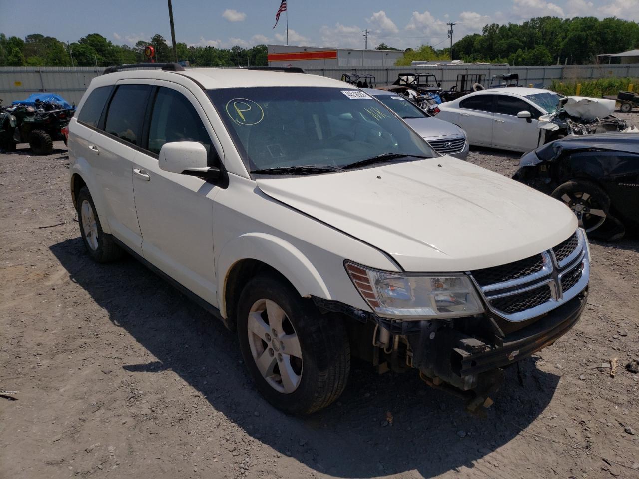 DODGE JOURNEY SX 2012 with VIN 3C4PDCBG0CT292741 - Photo from auction