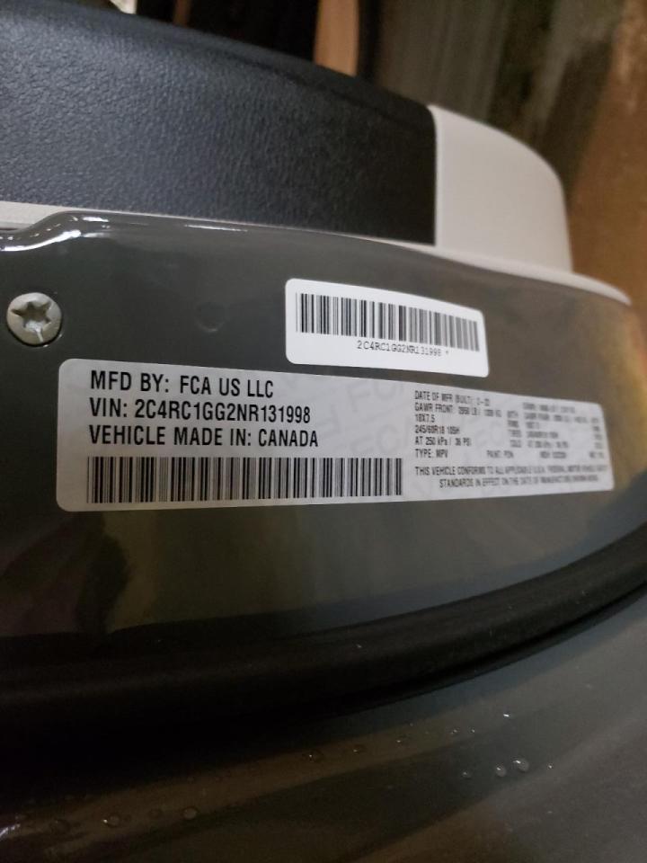 Photo 10 from auction – 2022 CHRYSLER PACIFICA L with VIN 2C4RC1GG2NR131998