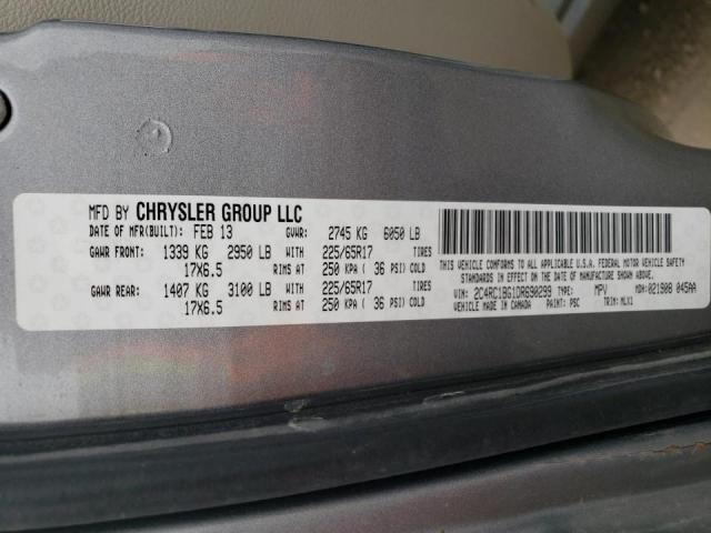 Photo 10 from auction – 2013 CHRYSLER TOWN & COU with VIN 2C4RC1BG1DR690299