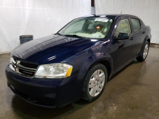 Photo 2 from auction – 2013 DODGE AVENGER SE with VIN 1C3CDZAB3DN702557