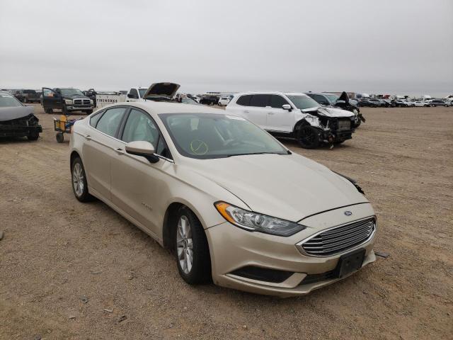 FORD FUSION SE 2017 with VIN 3FA6P0LU3HR385592 - Photo from auction