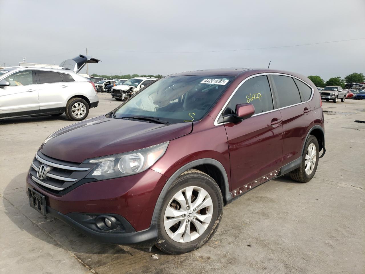 Photo 2 from auction – 2013 HONDA CR-V EX with VIN 5J6RM3H53DL025003