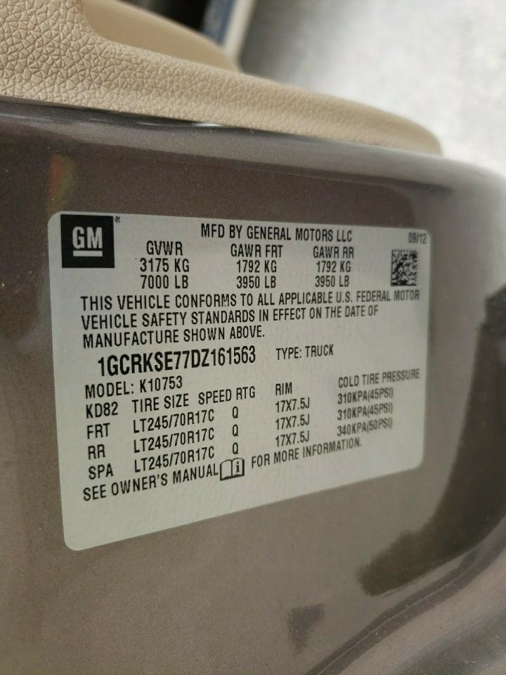 Photo 10 from auction – 2013 CHEVROLET SILVERADO with VIN 1GCRKSE77DZ161563