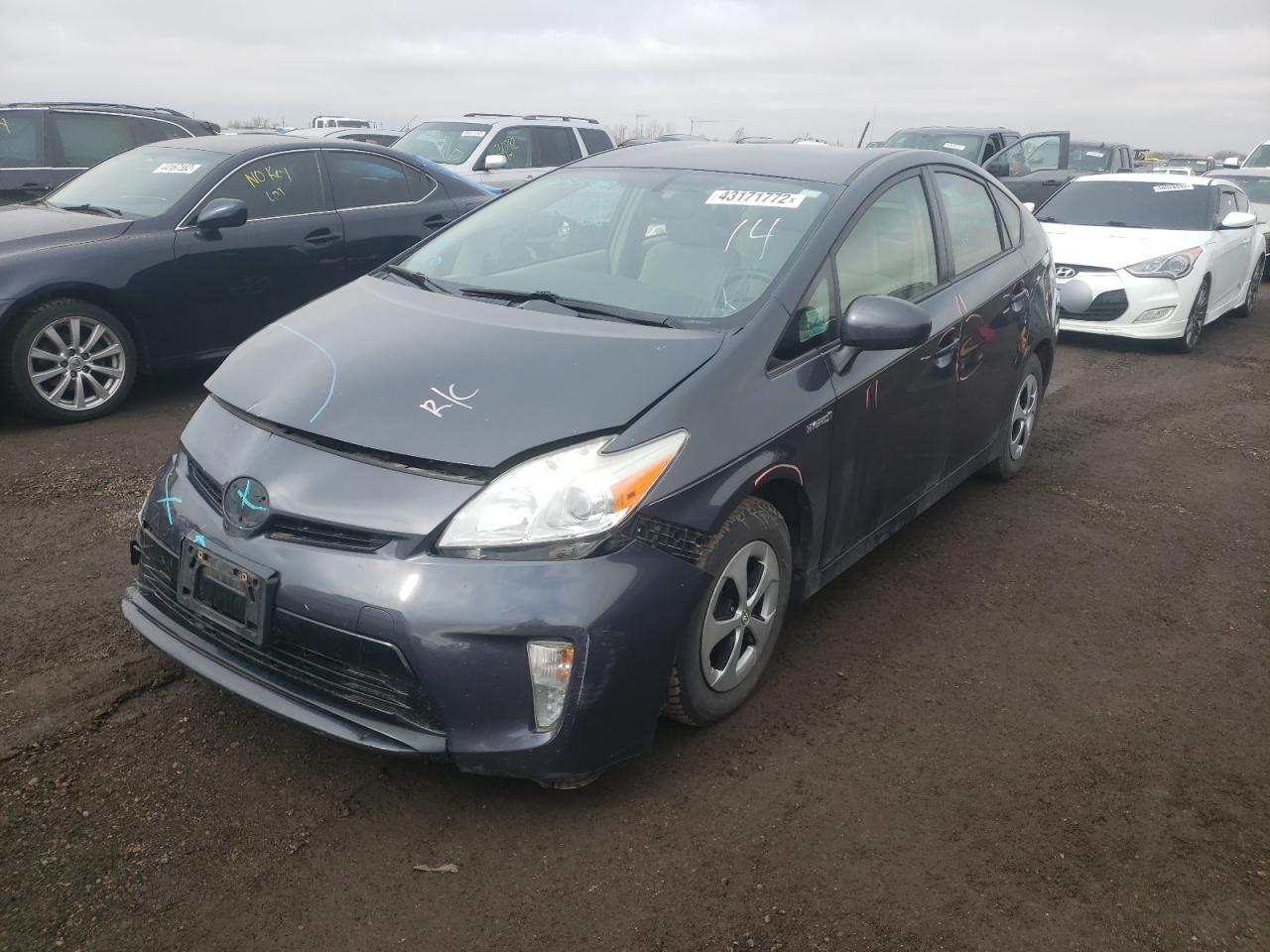 Photo 2 from auction – 2012 TOYOTA PRIUS with VIN JTDKN3DU5C1507466