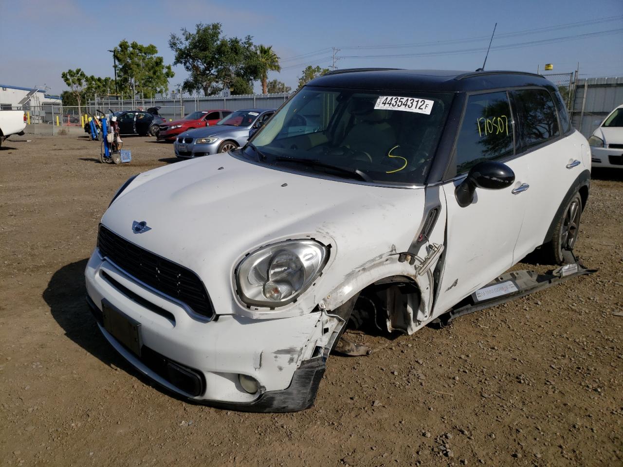 Photo 2 from auction – 2012 MINI COOPER with VIN WMWZC5C56CWL57832