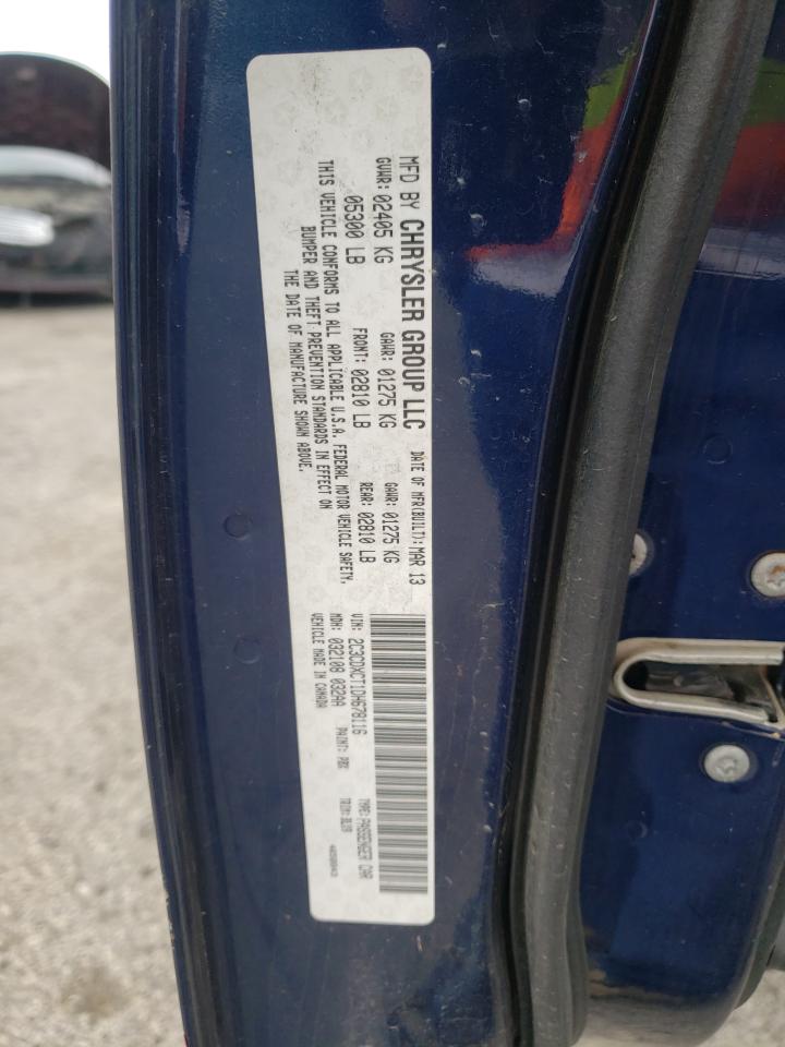 Photo 10 from auction – 2013 DODGE CHARGER R/ with VIN 2C3CDXCT1DH678116