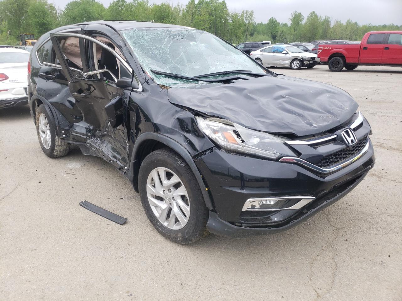HONDA CR-V EX 2016 with VIN 2HKRM4H51GH640606 - Photo from auction
