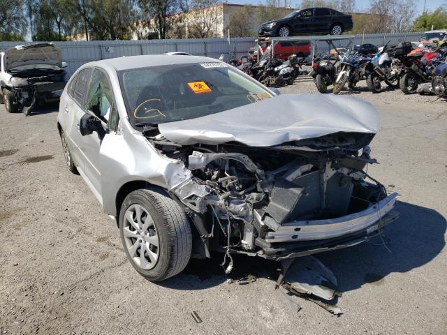 TOYOTA COROLLA LE 2021 with VIN JTDEPMAE5MJ136417 - Photo from auction