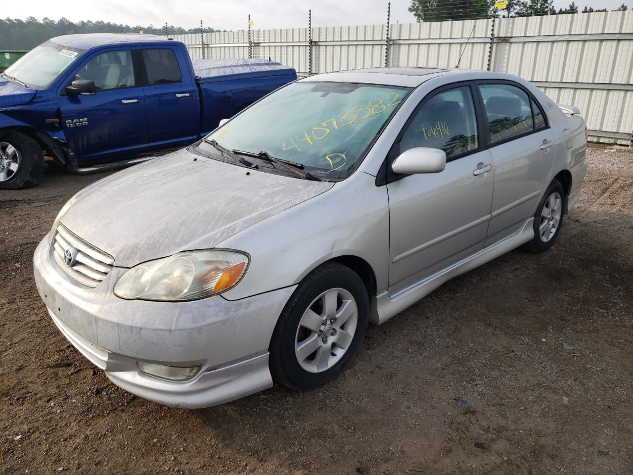 Photo 9 from auction – 2003 TOYOTA COROLLA CE with VIN 2T1BR32E63C091276