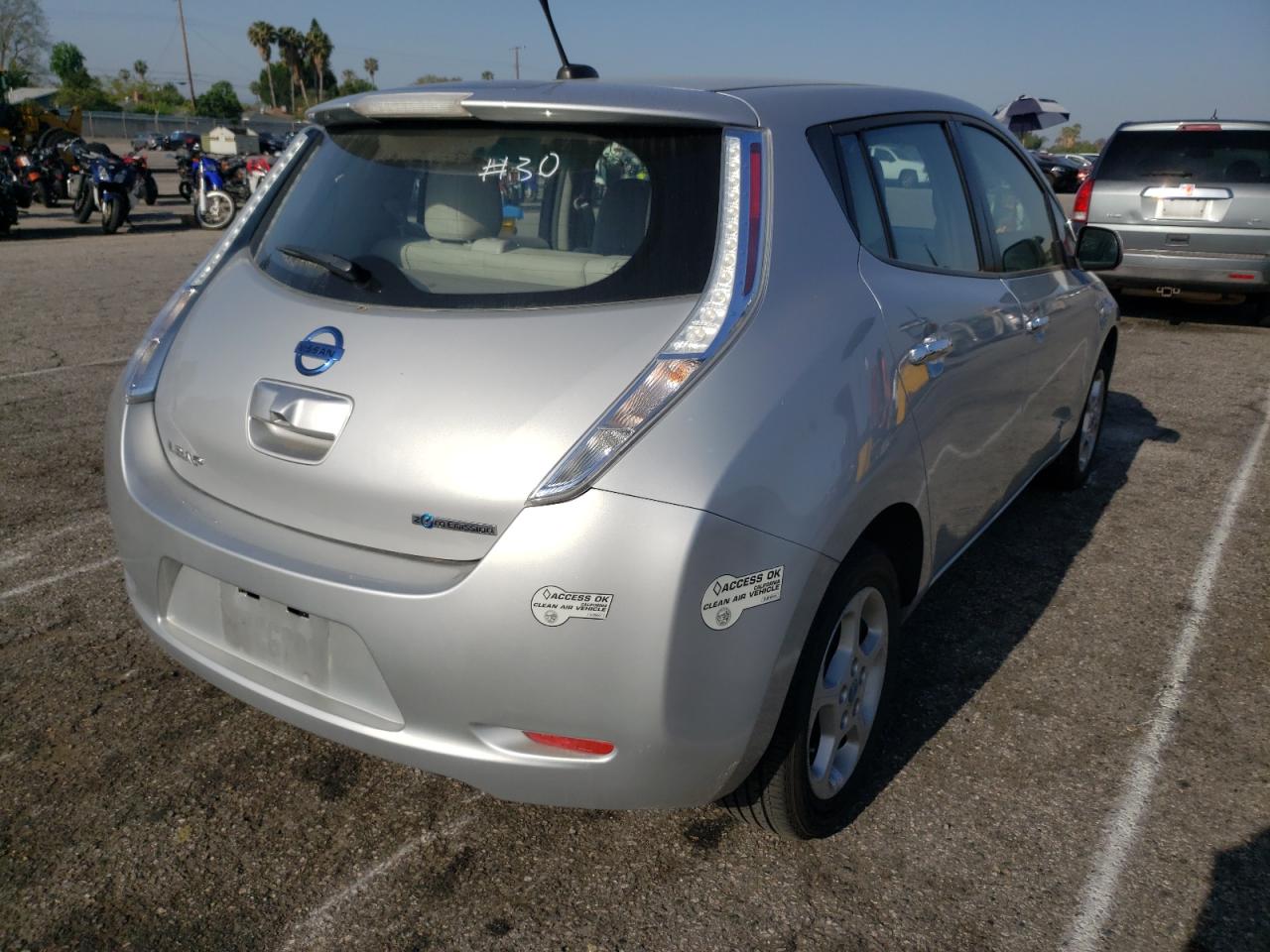 Photo 4 from auction – 2012 NISSAN LEAF SV with VIN JN1AZ0CP4CT021345