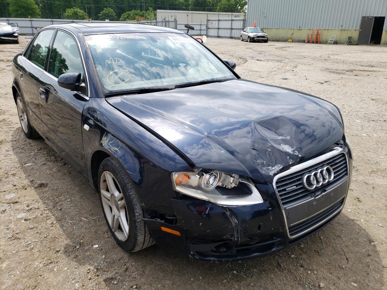 AUDI A4 2007 with VIN WAUDF78E47A038468 - Photo from auction
