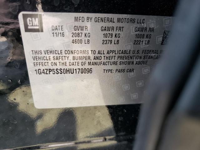 Photo 10 from auction – 2017 BUICK LACROSSE E with VIN 1G4ZP5SS0HU170096
