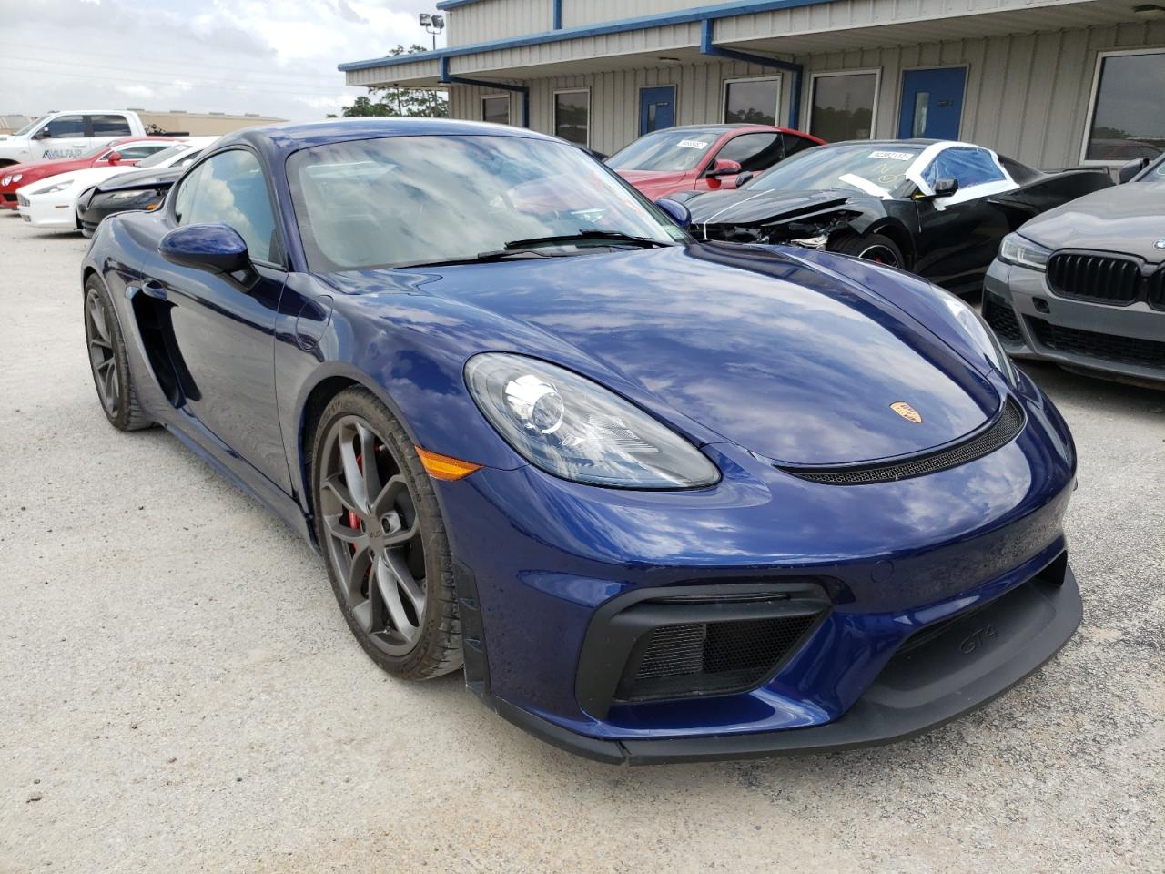 PORSCHE CAYMAN GT4 2021 with VIN WP0AC2A84MK289115 - Photo from auction