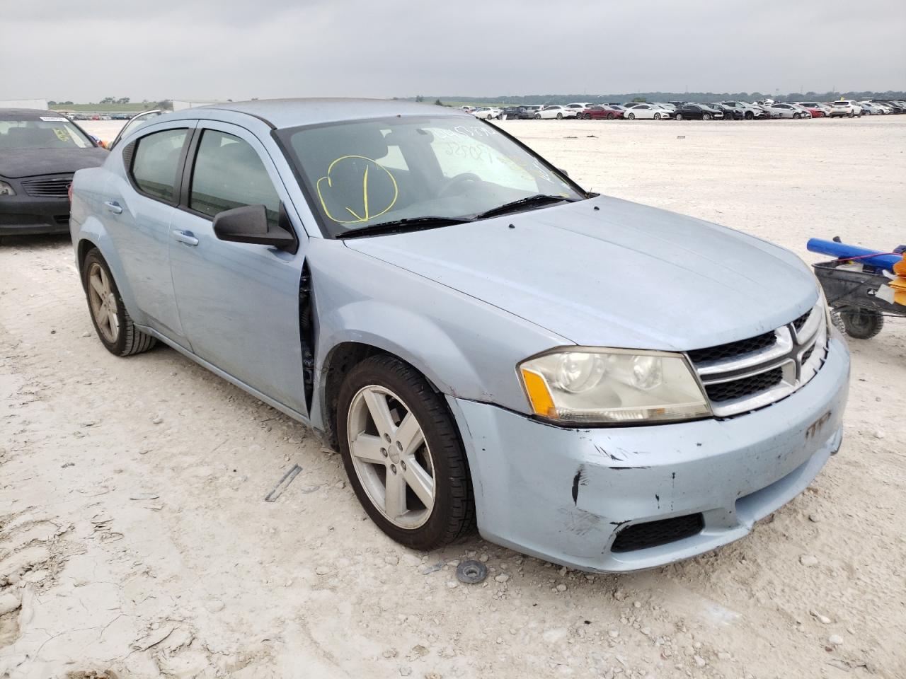 DODGE AVENGER SE 2013 with VIN 1C3CDZAB5DN662613 - Photo from auction