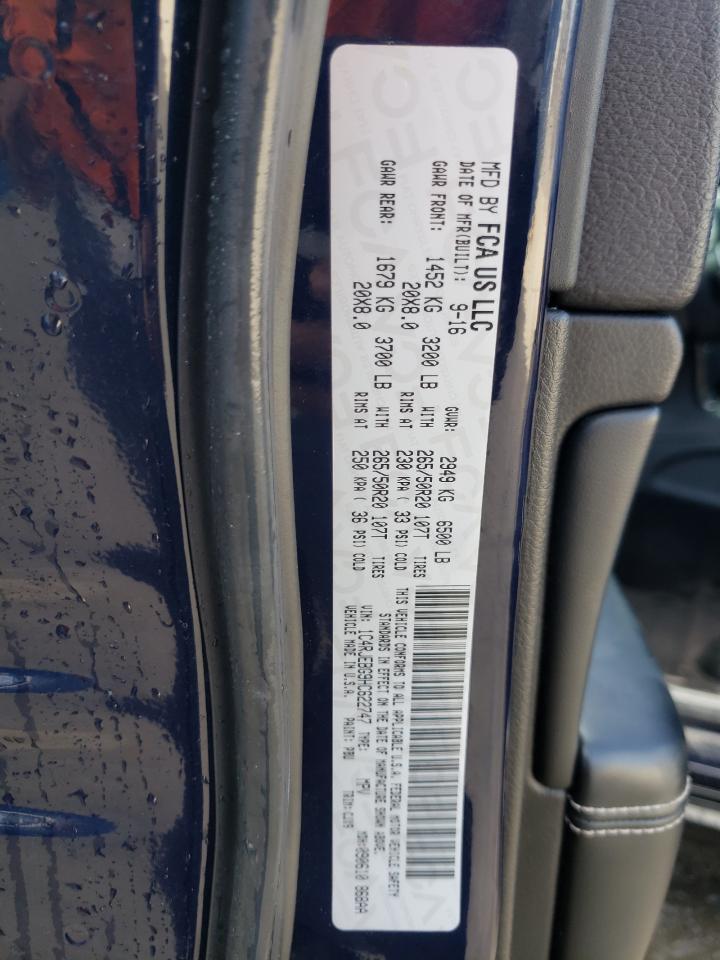 Photo 10 from auction – 2017 JEEP GRAND CHER with VIN 1C4RJEBG9HC622747