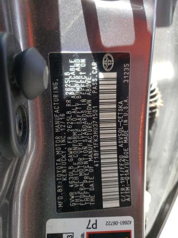 Photo 10 from auction – 2017 TOYOTA CAMRY LE with VIN 4T1BF1FK3HU371501