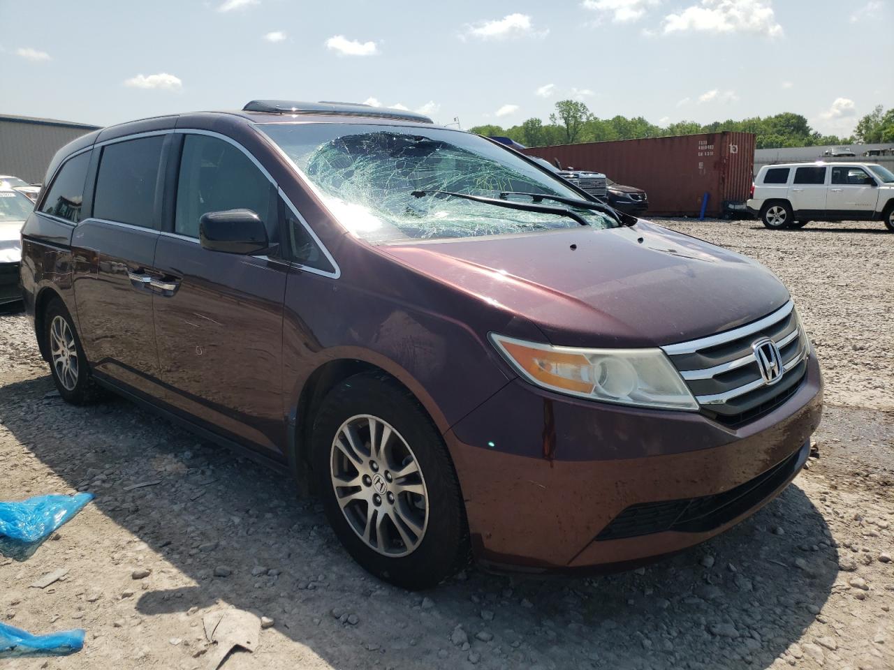 HONDA ODYSSEY EX 2012 with VIN 5FNRL5H63CB033097 - Photo from auction