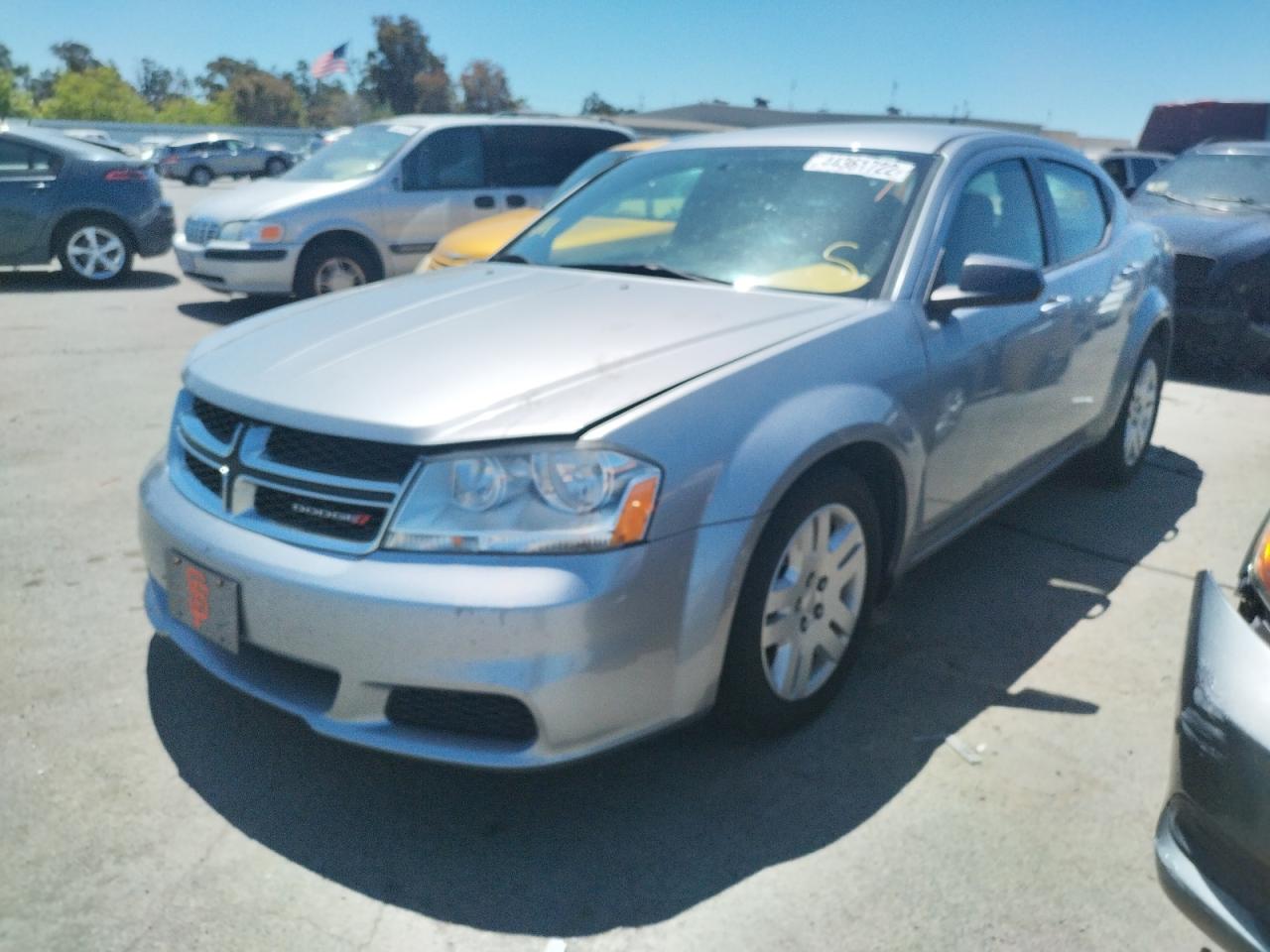 Photo 2 from auction – 2014 DODGE AVENGER SE with VIN 1C3CDZAB0EN155670
