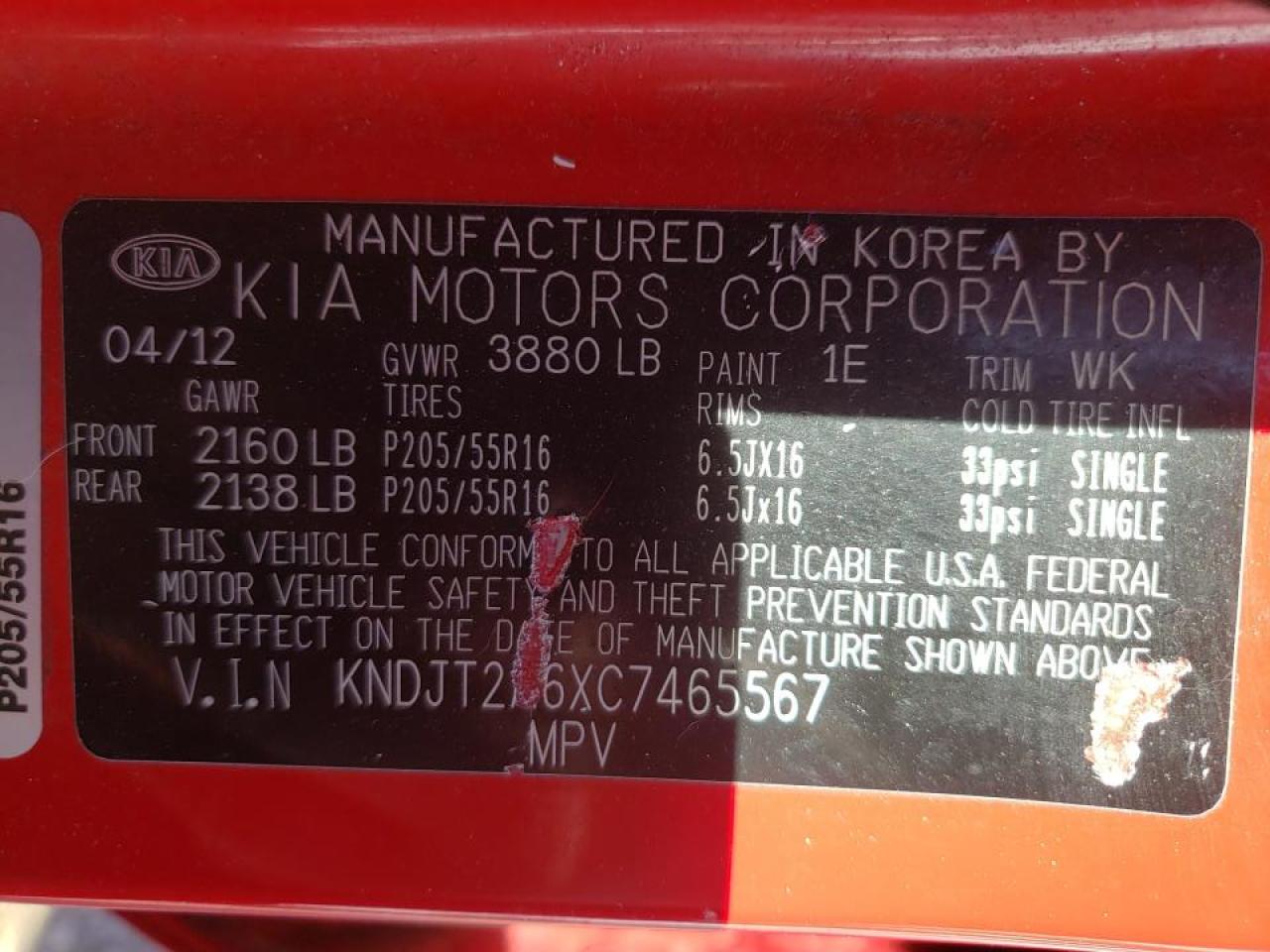 Photo 10 from auction – 2012 KIA SOUL + with VIN KNDJT2A6XC7465567