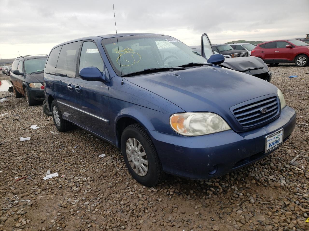 KIA SEDONA EX 2003 with VIN KNDUP131236452850 - Photo from auction