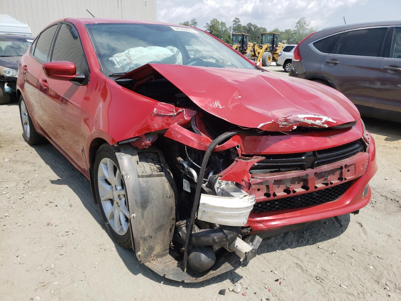 DODGE DART SXT 2013 with VIN 1C3CDFBA6DD315026 - Photo from auction