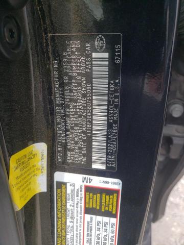 Photo 10 from auction – 2011 TOYOTA CAMRY BASE with VIN 4T1BF3EK5BU755090