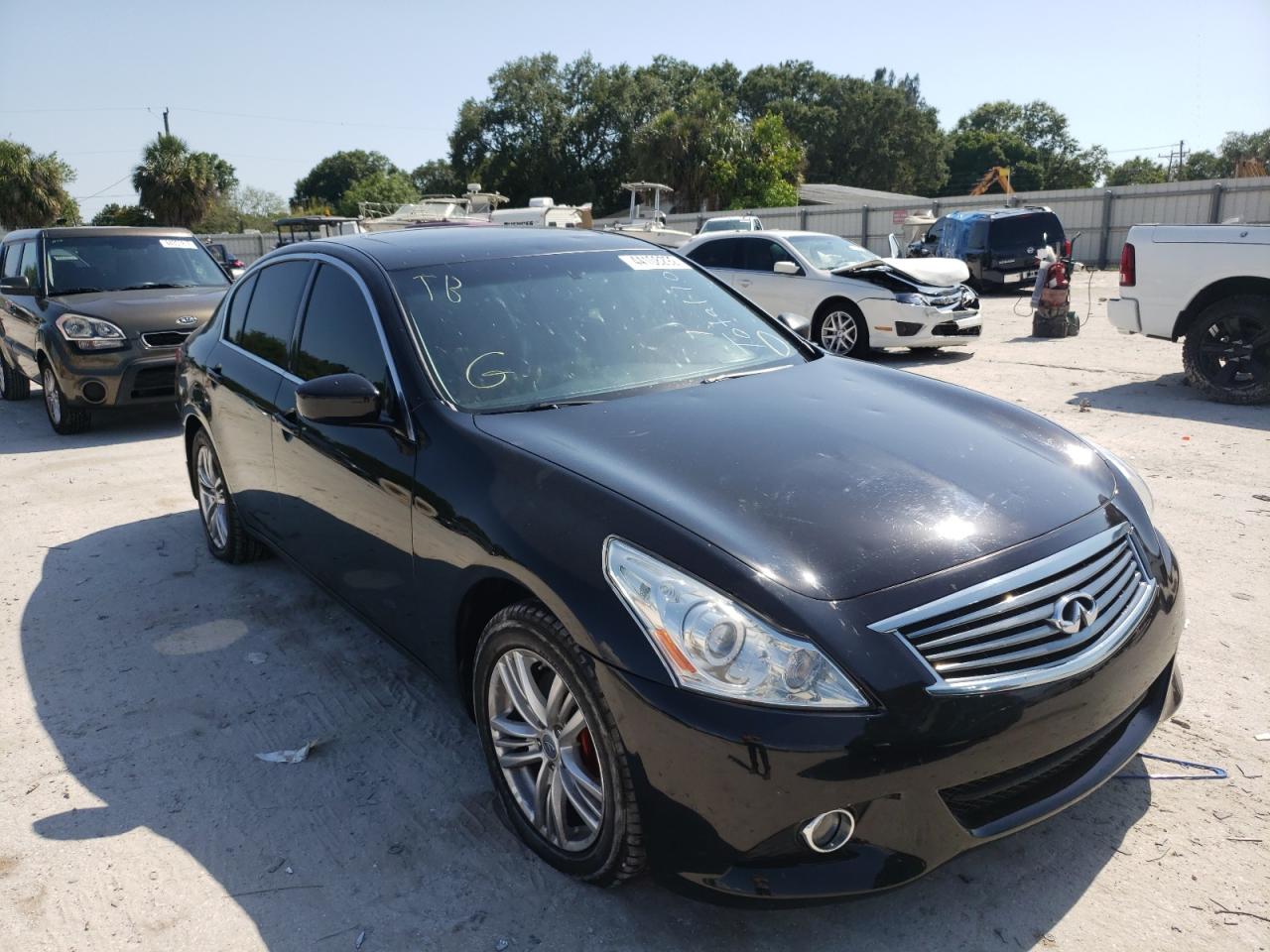 INFINITI G25 2012 with VIN JN1DV6AR0CM862699 - Photo from auction